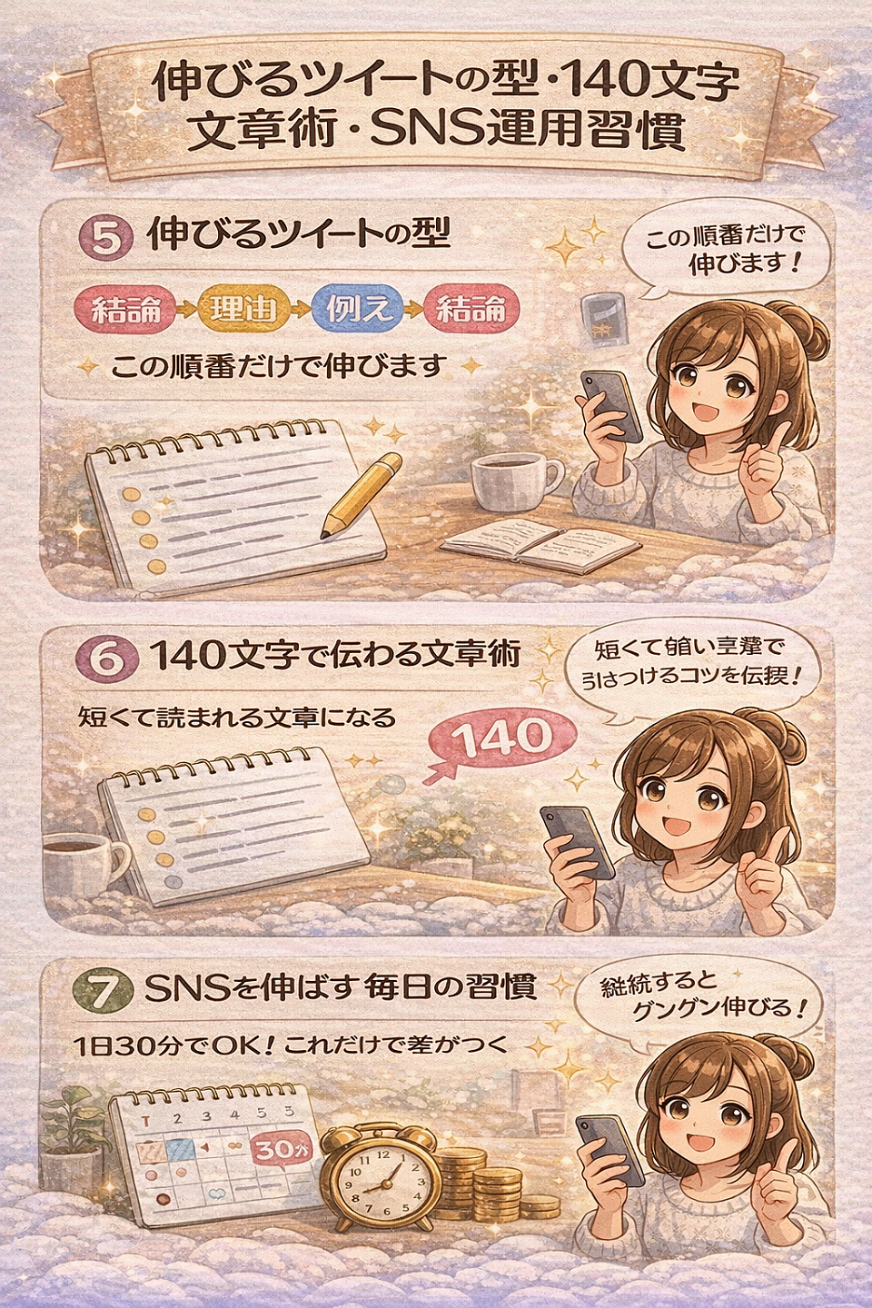 バズる投稿7ステップ